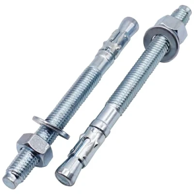 Afbeelding van SKIR&#039;CO (10 stuks) Verzinkte wigankers M12 x 160 mm, metalen pluggen, ankerbout, metselankers, betonanker