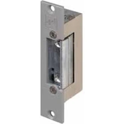 Afbeelding van Effeff 17KL Elektrische inbouw deuropener type 17 spanningsloos vergrendeld fafix sluitplaat 106 KL grijs 24V= 100% ED DIN links en