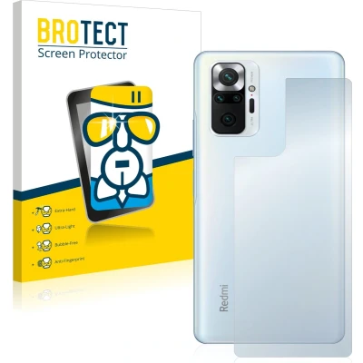 Afbeelding van BROTECT Screenprotector voor Xiaomi Redmi Note 10 Pro / Max (Achterkant) Folie Beschermfolie Beschermglas transparant