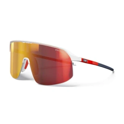 Afbeelding van Julbo Density Zonnebril, uniseks, voor volwassenen, wit/neonoranje/blauw, one size