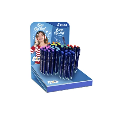 Afbeelding van Fineliner Pilot Frixion 0,45mm display à 60 stuks assorti