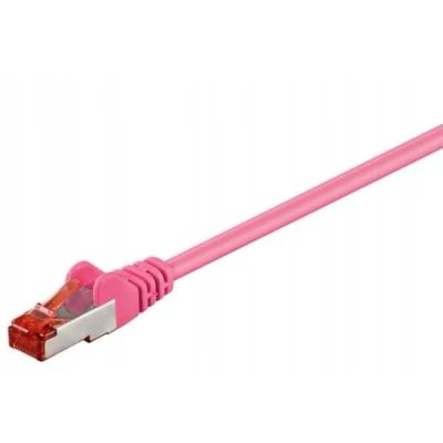 Afbeelding van Microconnect F/UTP CAT6 0,25 m roze PVC