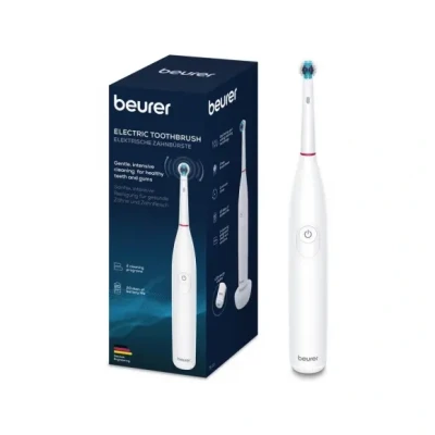 Afbeelding van Beurer TB 30 Elektrische tandenborstel 2 Reinigingsprogramma&#039;s: Clean &amp; Sensitive Batterijduur tot 20 dagen 3 Jaar garantie Wit