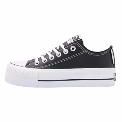 Afbeelding van British Knights KAYA Sneakers laag, Dames, Maat: 36, Black Kunststof
