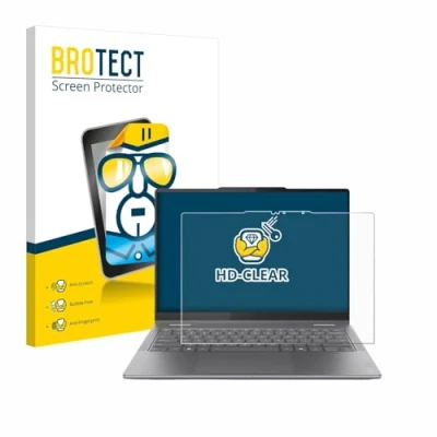 Afbeelding van BROTECT Screenprotector voor Lenovo Yoga 7i 2 in 1 Gen 10 14&quot; Folie Beschermfolie transparant