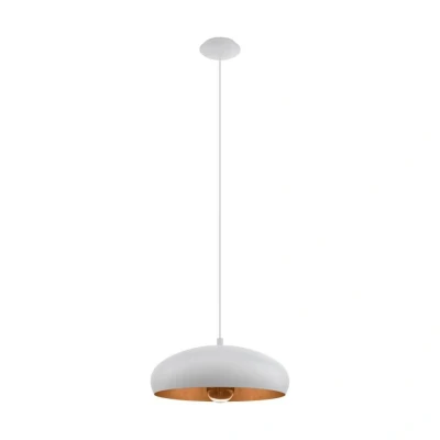 Afbeelding van EGLOÂ MoganoÂ 1Â HanglampÂ Â E27Â Ã ̃Â 40Â cmÂ Wit/Koper