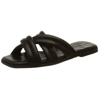 Afbeelding van Shabbies Amsterdam Women 170020249 Calf Nappa Leather Black Schoenmaat 38