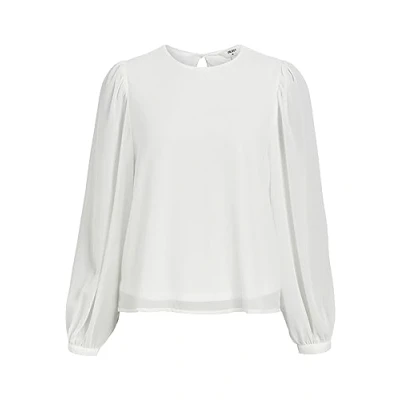 Afbeelding van Object Objmila LS NOOS Blouse, Dames, Maat: 36, Cloud dancer
