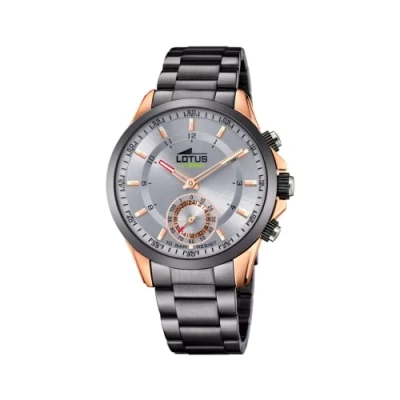 Afbeelding van Lotus Connected Chronograaf silvercoloured, Heren, Maat: One Size, Silver coloured