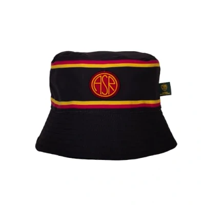 Afbeelding van COPA AS Roma Black Taper Bucket Hat Unisex Zwart One size