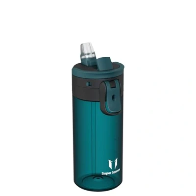 Afbeelding van Sparrow Waterfles Kinderen 500ML BPA vrij TouchFlow Niet giftige Tritan One Tap Rietjesfles Lekvrij &amp; Duurzaam voor Sport en Buitenactiviteiten