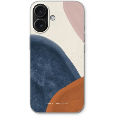 Afbeelding van Case Company® hoesje geschikt voor iPhone 16 Geo #1 Soft Cover Telefoonhoesje Bescherming aan alle Kanten en Schermrand
