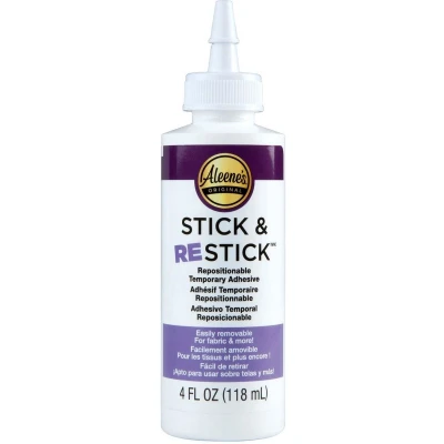 Afbeelding van Aleene&#039;s Stick &amp; Restick Repositionable Temporary Adhesive 4 fl oz (44107)
