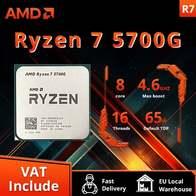 Afbeelding van AMD AM4 Ryzen 7 5700G Tray 3,8GHz MAX