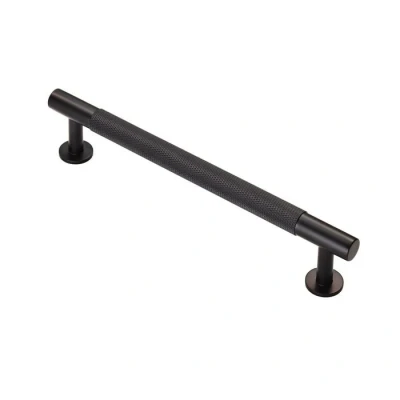 Afbeelding van Fingertip Designs Handgreep &quot;Knurled&quot; 160mm Matzwart
