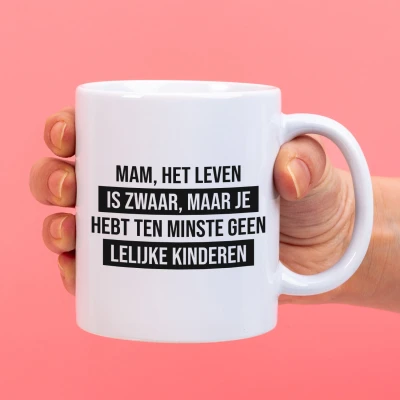 Afbeelding van Mok Mam het leven is zwaar