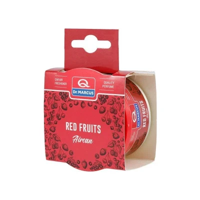 Afbeelding van Dr. Marcus Aircan Red Fruits luchtverfrisser met neutrafresh technologie Autogeurtje voor in de auto, thuis of kantoor Tot 60 dagen geurverspreiding 40 gram