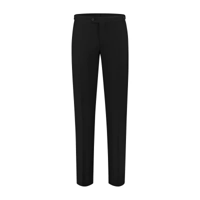 Afbeelding van Bos Bright Blue Pantalon Mix &amp; Match Zwart Trousers Frock Tuxedo 51872.120/5641 Maat 48