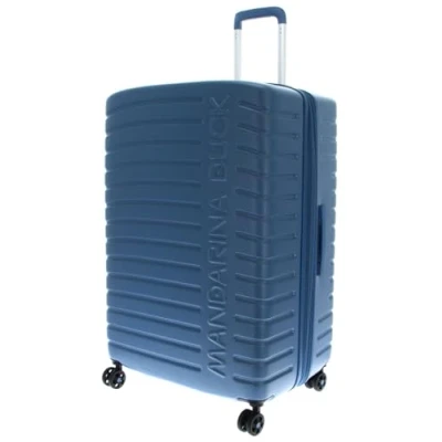Afbeelding van Mandarina Duck Flyduck Trolley Large EXP, China blue, nuova linea superleggera in policarbonato