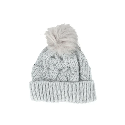 Afbeelding van Zigzag Muts voor kinderen, Maat: One Size, Light grey
