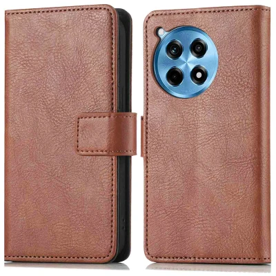 Afbeelding van OnePlus 12R Hoesje Kunstleder iMoshion Bookcase Bruin Telefoonhoesje