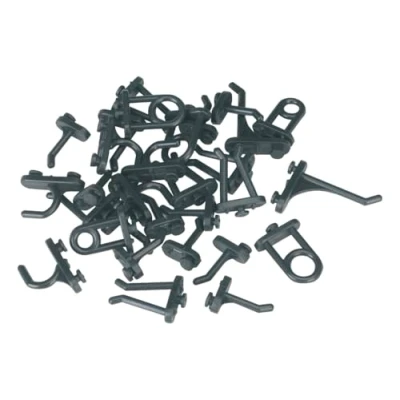 Afbeelding van Sealey S0766 Haakassortiment voor Composiet Pegboard, Zwart, 30 Stuks