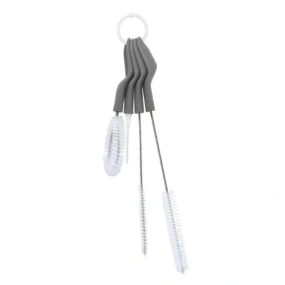 Afbeelding van Full Circle Home Flesborstels LITTLE SIPPER Afwasborstel 1 set (4 stuks) Schoonmaakborstel Gerecyclede materialen Duurzaam