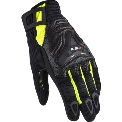 Afbeelding van LS2 handschoenen All Terrain Lady zwart / fluor geel maat L motor scooter