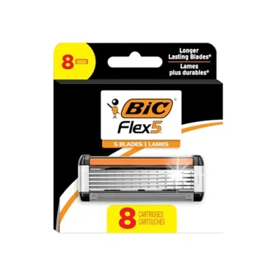 Afbeelding van Bic flex 5 hybride navulcartridges, 2 count
