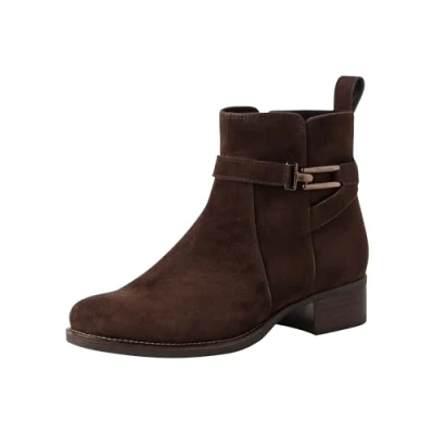 Afbeelding van Tamaris MIT Touchit Korte laarzen, Dames, Maat: 37, Mocca Leer