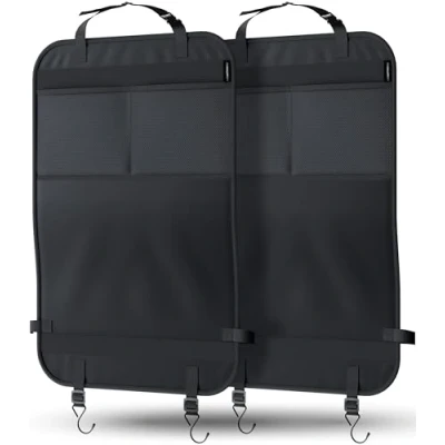 Afbeelding van LIONSTRONG® Autoorganizer voor kinderen, waterdicht, rugleuningbescherming autostoelorganizer, stoelbescherming de auto, rugleuning basic