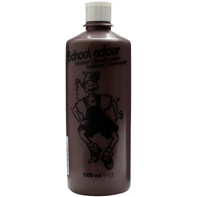 Afbeelding van Talens plakkaatverf bruin 1000 ml