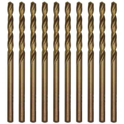 Afbeelding van CEEYSEE 10 stuks 3,5 mm HSS kobalt boorset M35 metaalboor, spiraalboor, boor voor boren in roestvrij staal, metaal, gietijzer en harde kunststoffen (3,5 mm)