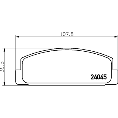 Afbeelding van Remblokkenset, schijfrem HELLA PAGID 8DB 355 011 131