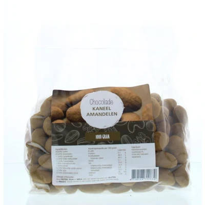 Afbeelding van Mijnnatuurwinkel Chocolade kaneel amandelen 400 g