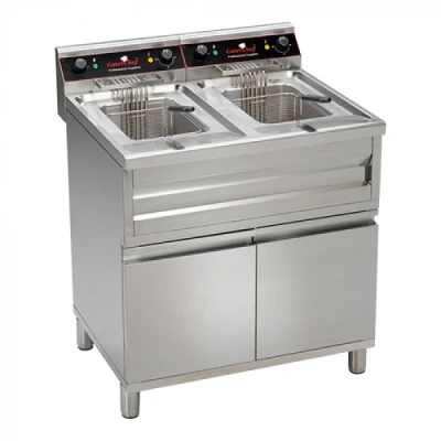 Afbeelding van friteuse 12L+12L