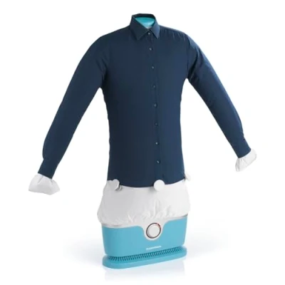 Afbeelding van CLEANmaxx Strijkijzer met timerfunctie voor overhemden &amp; blouses Blauw