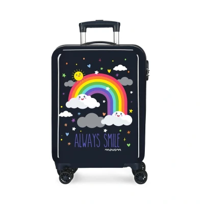 Afbeelding van Movem Always smile ABS koffer 55 cm 4 w