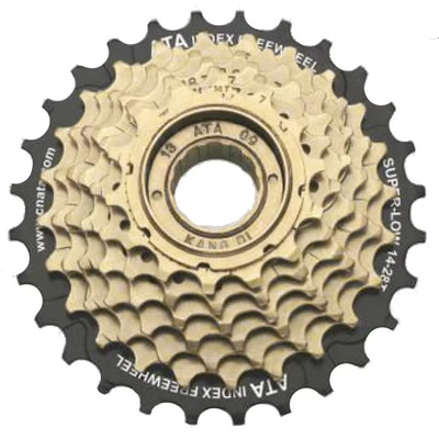 Afbeelding van Postmoderne E freewheel 7 speed 14 28t zwart bruin in box
