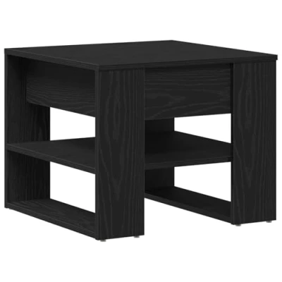 Afbeelding van vidaXL Salontafel Zwart eiken Bewerkt hout Middelgroot