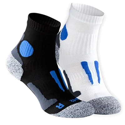 Afbeelding van STARK SOUL Unisex 2074_A sokken, 1 paar zwart/blauw wit/blauw, 43 46 EU