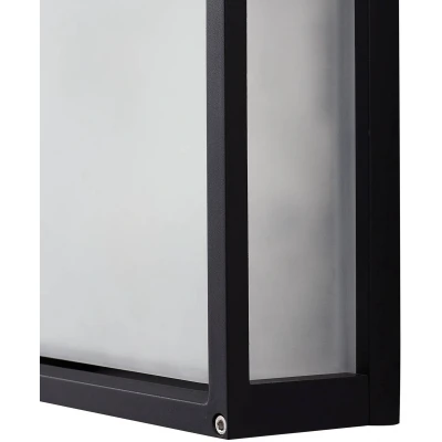 Afbeelding van Lucande buitenwandlamp Aurelien, antraciet, sensor, 25x25 cm