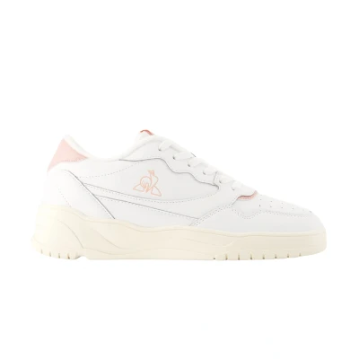 Afbeelding van le coq sportif ALMA Sneakers laag, Dames, Maat: 39, Optical white/coral cloud Leer