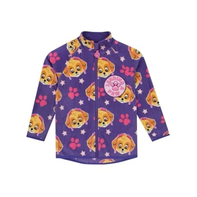 Afbeelding van PAW Patrol Fleece Jacket Meisjes Lange Mouw Zip Up Paars 128