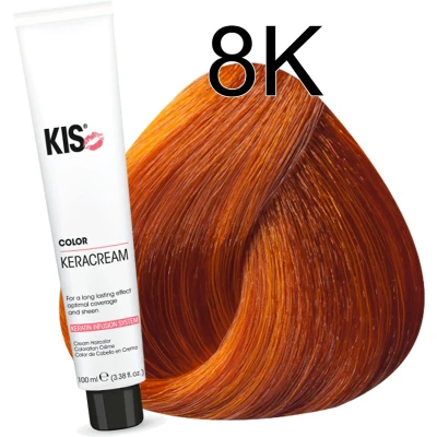 Afbeelding van KIS KeraCream Color 100 ml 8K Licht Koper