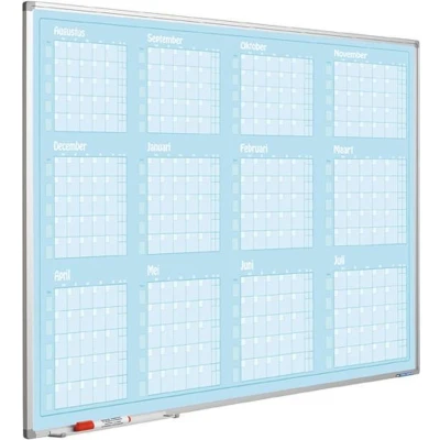 Afbeelding van Jaarplanner blauw, Softline profiel, Aug Jul, GB