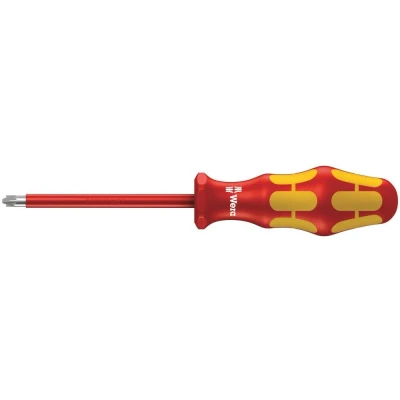 Afbeelding van Wera plusminus vde schroevendraaier pozidriv/sleuf pz2 x 100mm 165 i