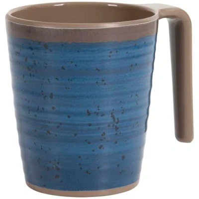 Afbeelding van Bo Camp Mok Halo L Melamine 4 Stuks Blauw
