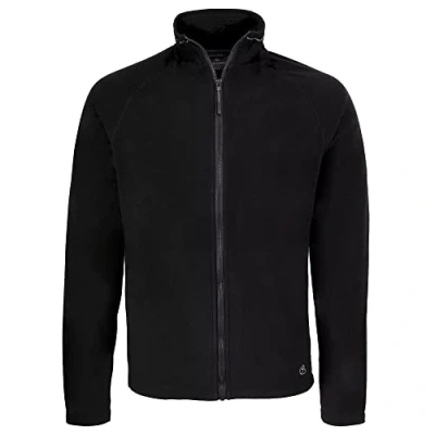Afbeelding van Craghoppers Expert Mens Corey 200 Full Zip Fleece Jas, Zwart, S
