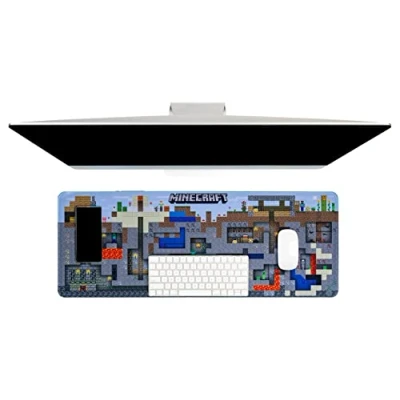 Afbeelding van Minecraft Bureau Onderlegger Plattegrond